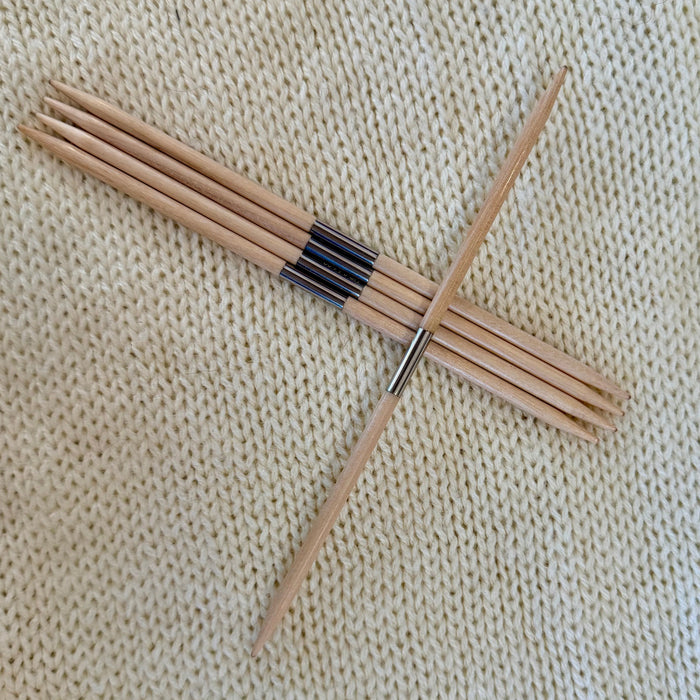 Naturale Double-pointed Needles 6”