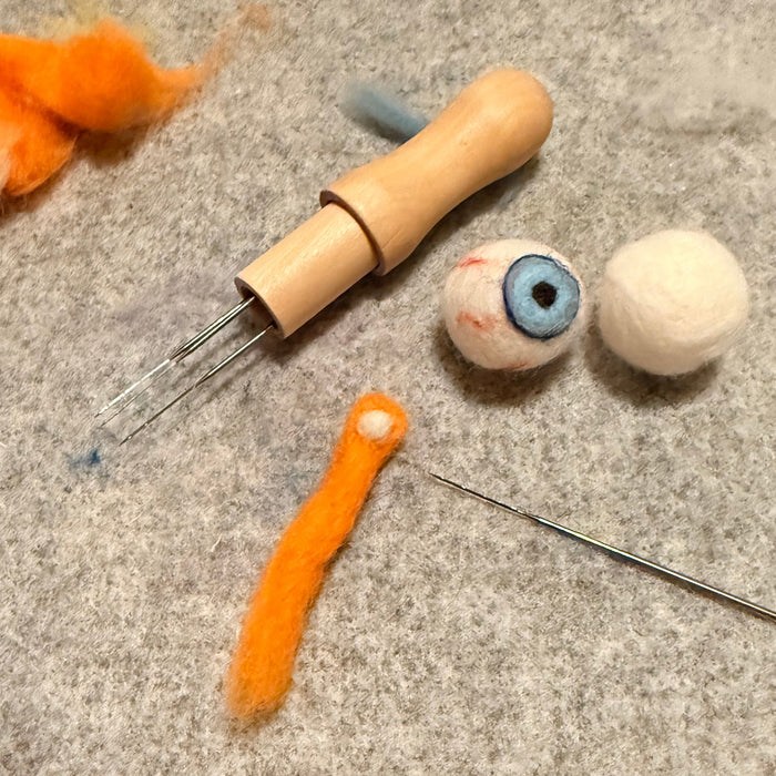 Learn to Needle Felt - Monsters for Kids