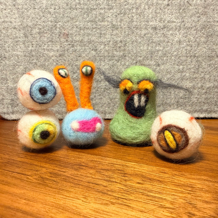 Learn to Needle Felt - Monsters for Kids