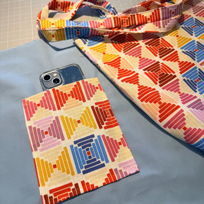 Learn to Sew: Project Bag Liner With Zipper Pocket