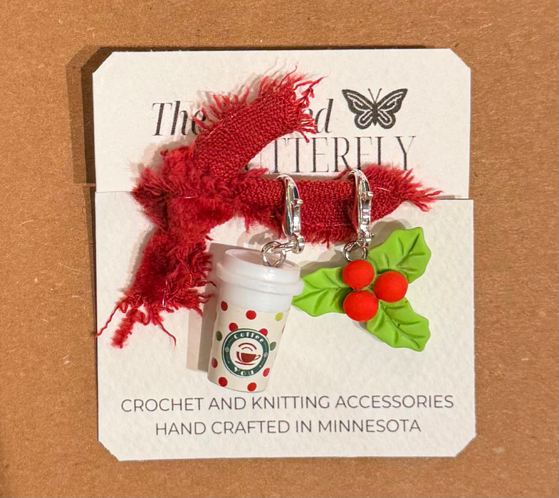 The Knitted Butterfly Holiday Stitch Marker Sets