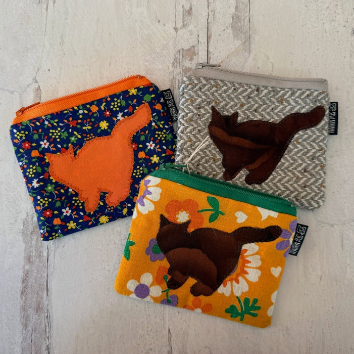 Upcycled Mini Zipper Pouch