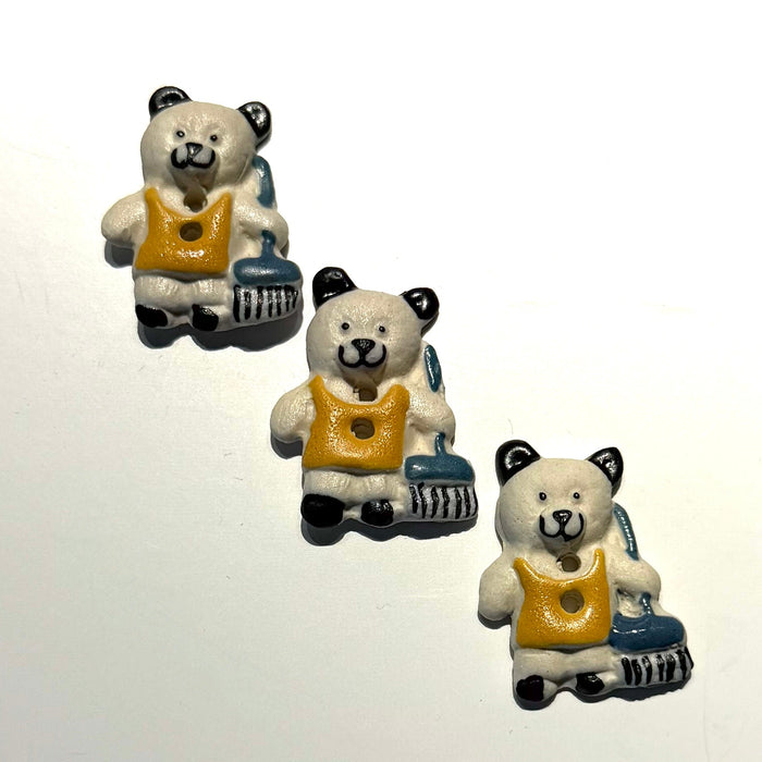 Ceramic Washable Buttons - Figural