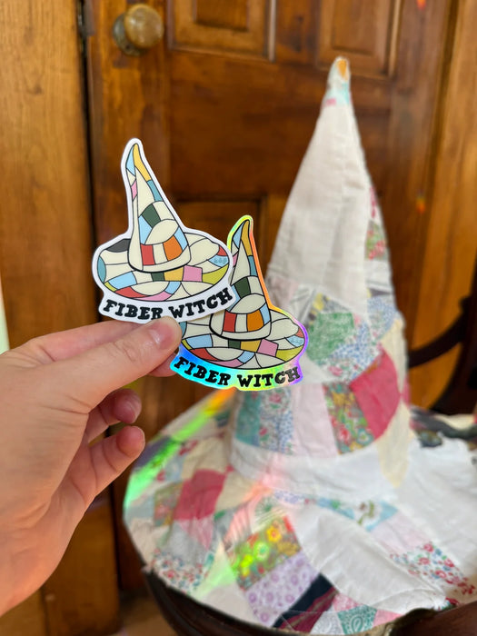 Fiber Witch Sticker