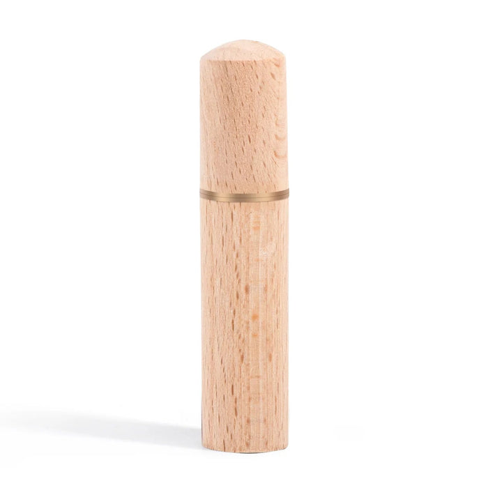 Wood and Brass Needle Holder (empty)