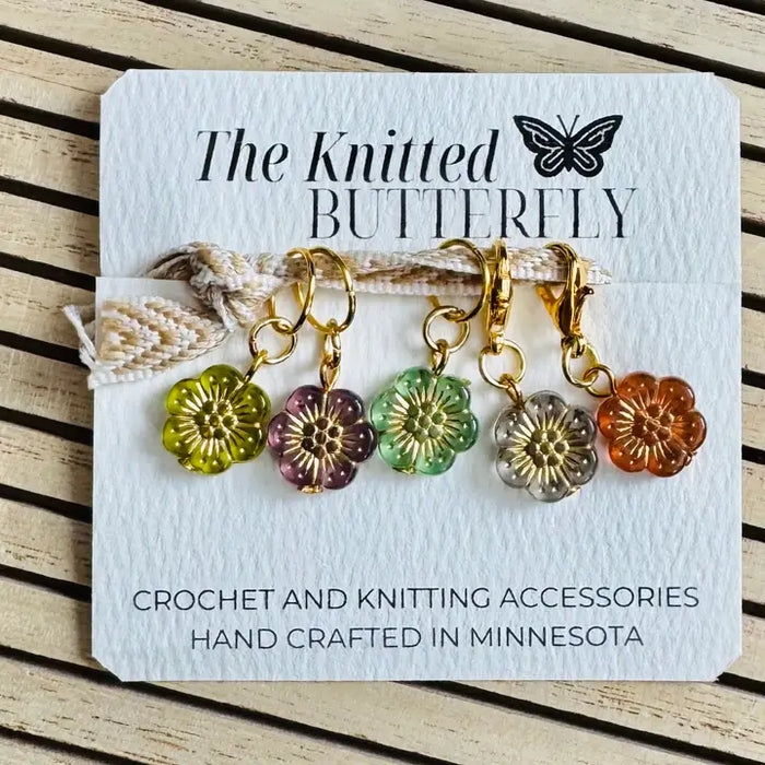 The Knitted Butterfly Stitch Marker Sets