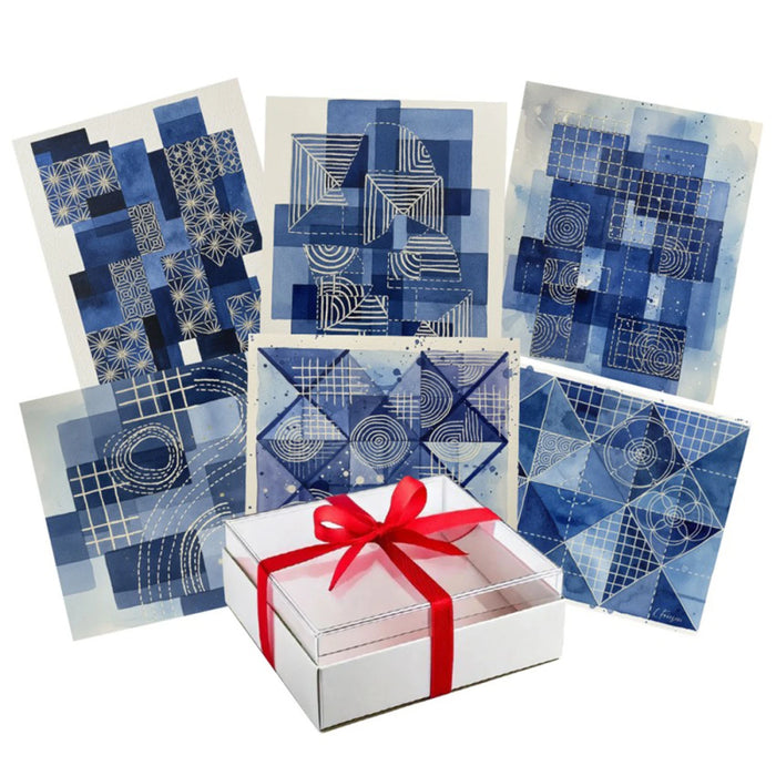 Sashiko Greeting Cards - Blank