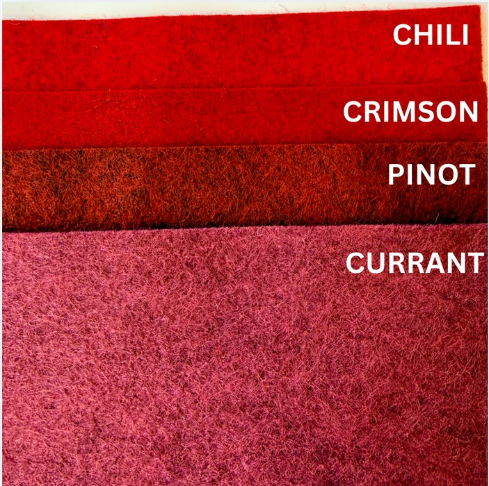 Felt Sheets - Merino Wool Blend 12in x 12in