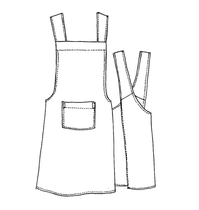 Learn to Sew: Japanese-Style Cross-Back Apron