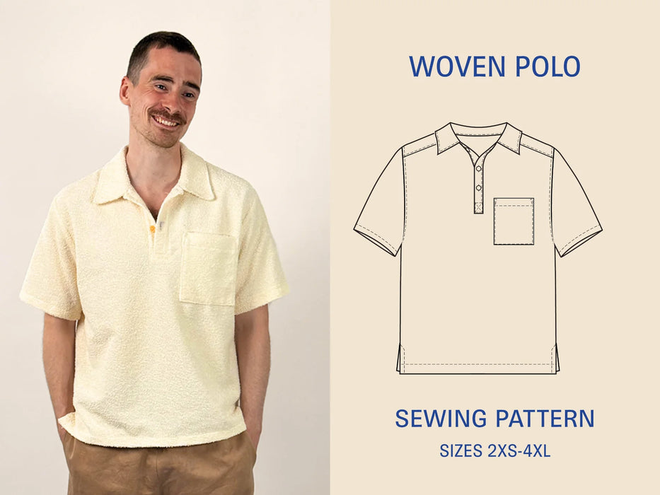 Woven Polo Shirt