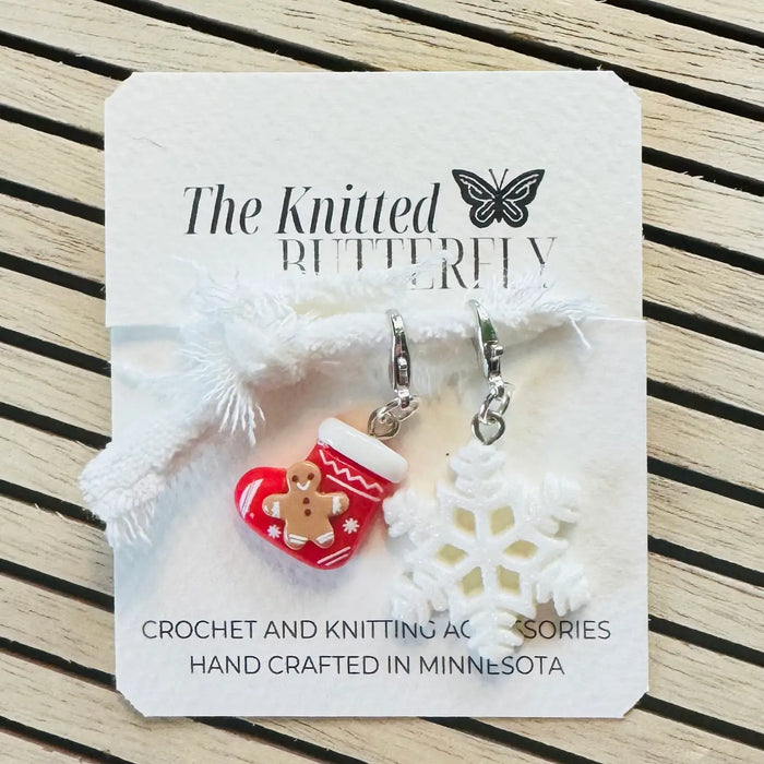 The Knitted Butterfly Holiday Stitch Marker Sets