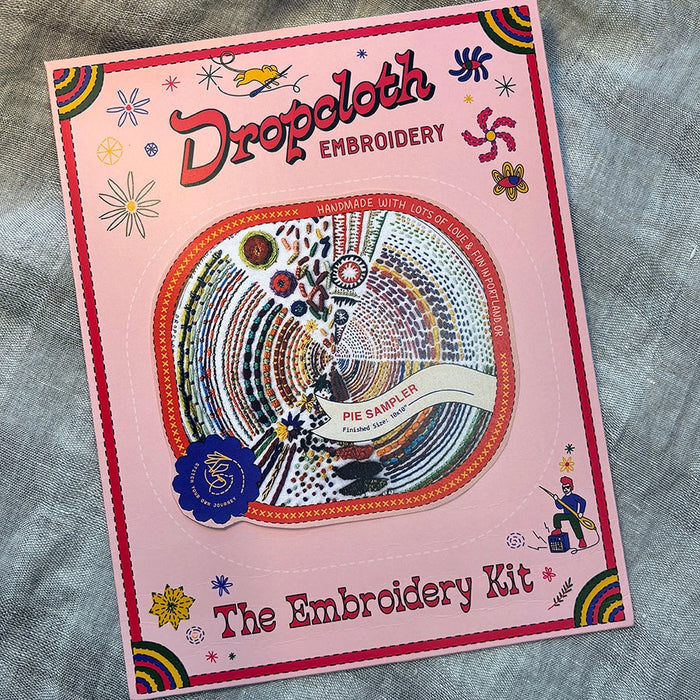 Pie Sampler Embroidery Kit
