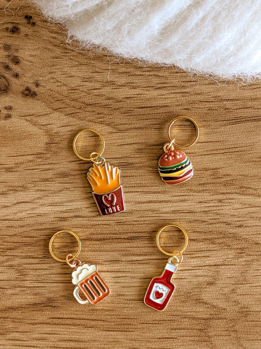 Junk food - 4 Stitch Markers