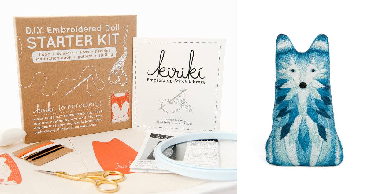 DIY Embroidered Doll Starter Kit