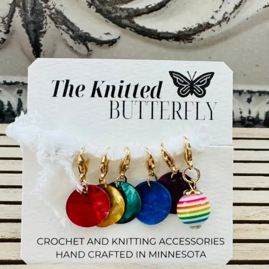 The Knitted Butterfly Stitch Marker Sets