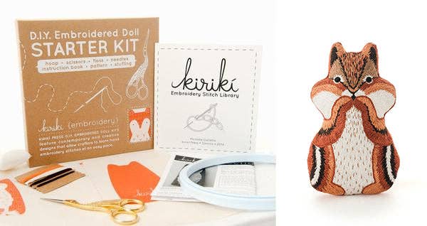 DIY Embroidered Doll Starter Kit