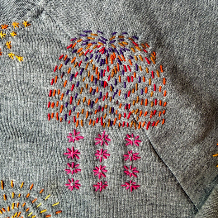 Hanabi (Fire Flowers): Visible Mending