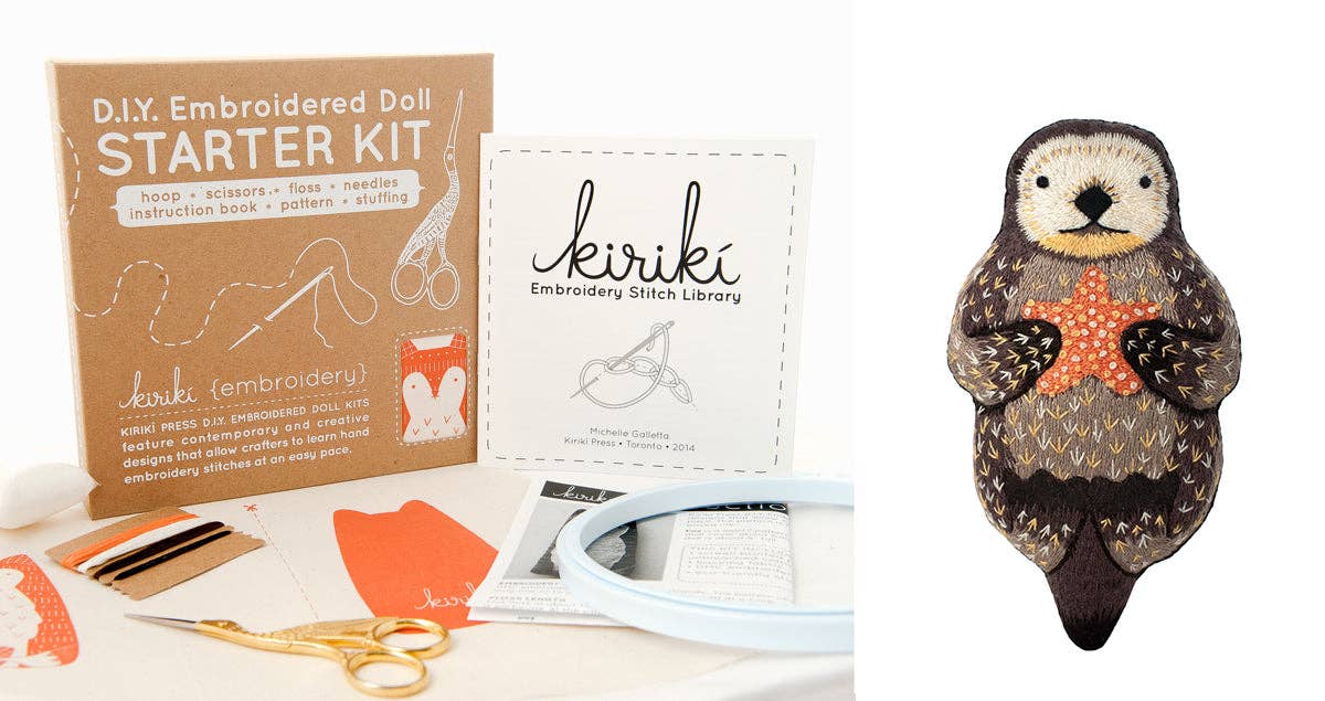 DIY Embroidered Doll Starter Kit