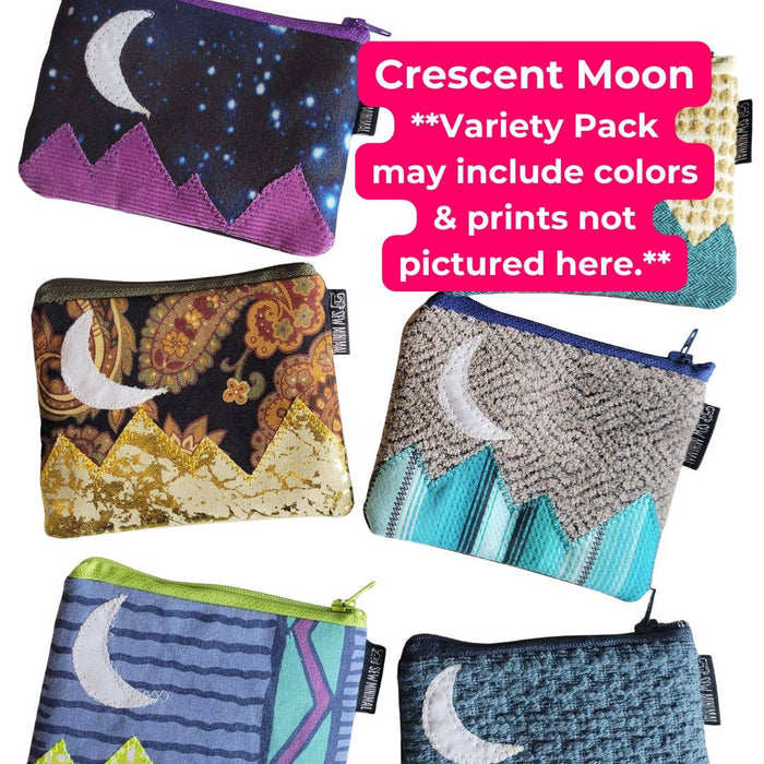 Mini Zipper Pouch | U-Pick Design | Upcycled & Handmade USA