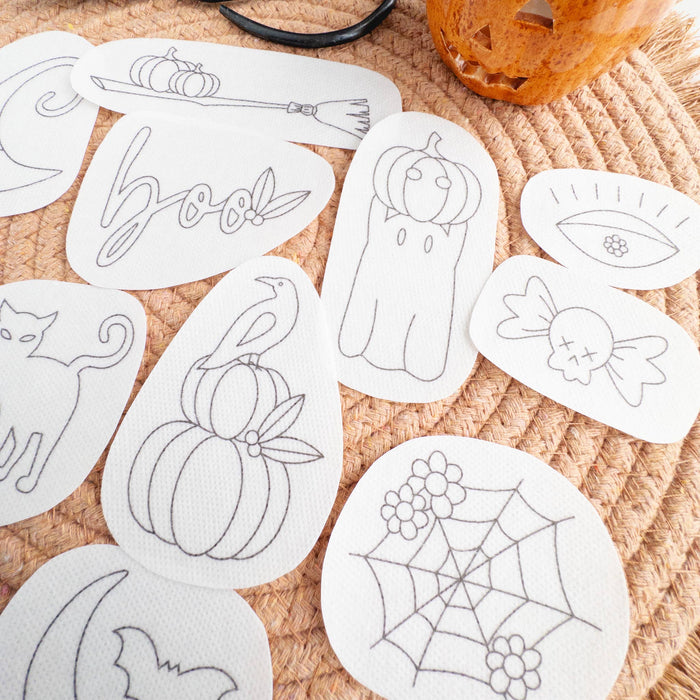 Halloween Stick and Stitch Embroidery Patterns