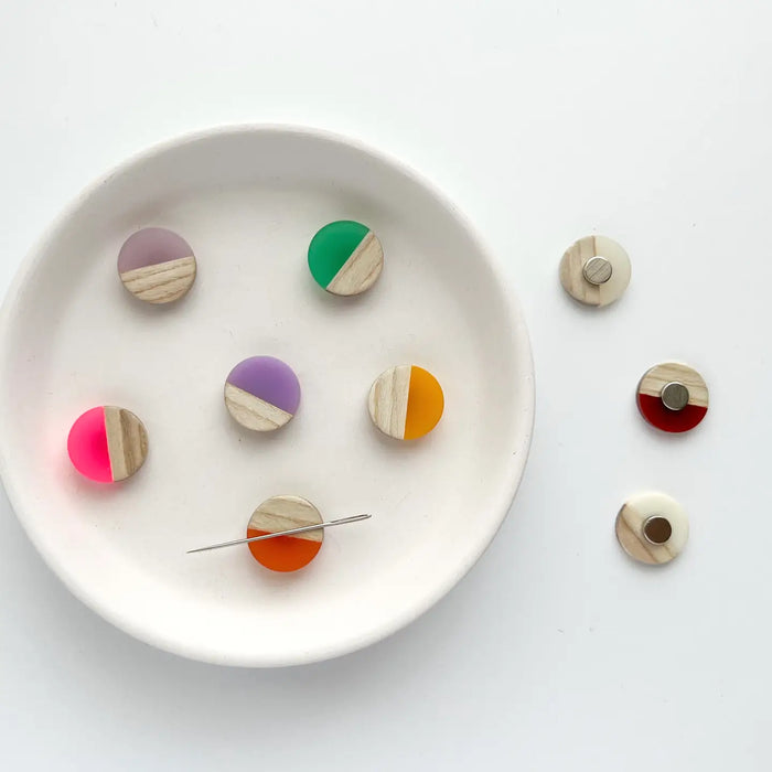 Resin and Wood Needle Minders