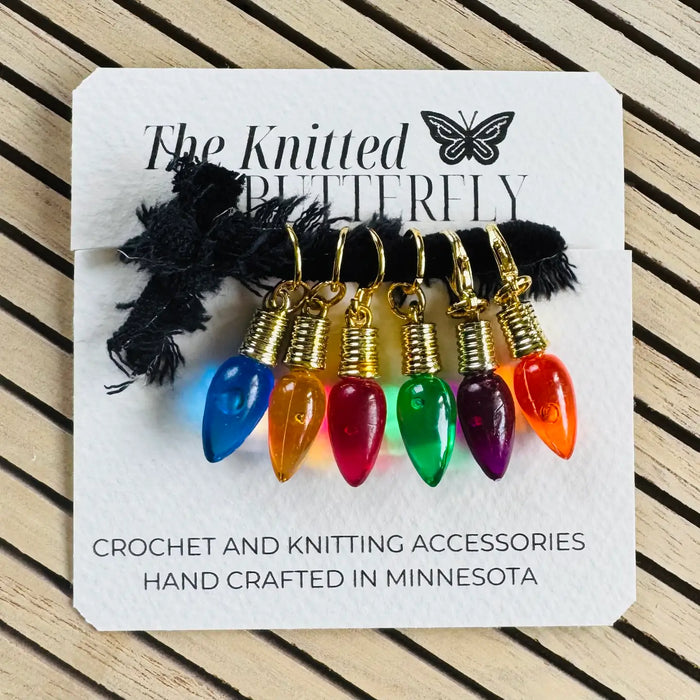 The Knitted Butterfly Holiday Stitch Marker Sets