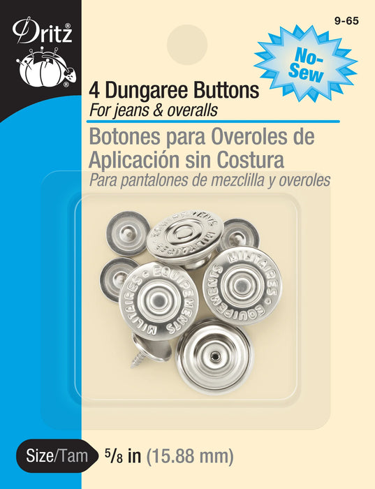 Dungaree Buttons 5/8"