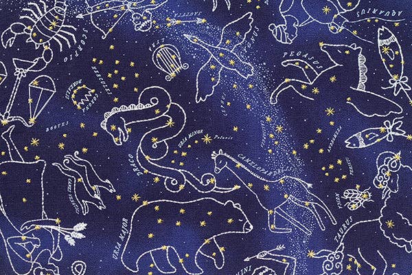 Star Map Embroidery Kit - 11" Hoop