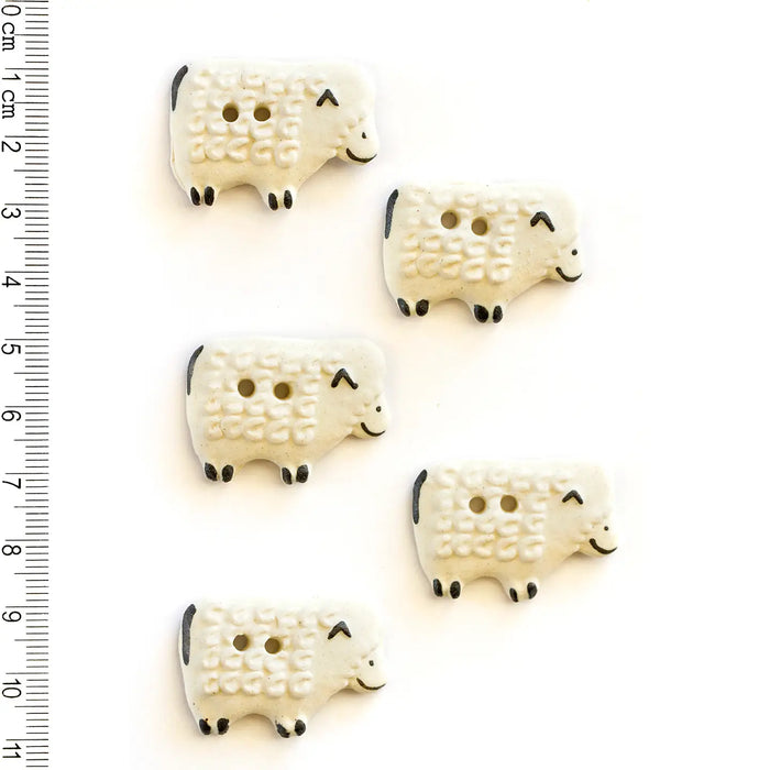 Ceramic Washable Buttons - Figural