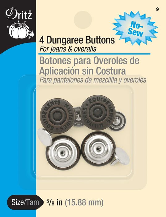 Dungaree Buttons 5/8"