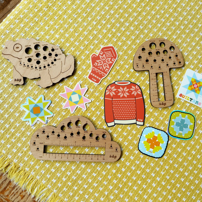 Holographic Quilt Star Sticker