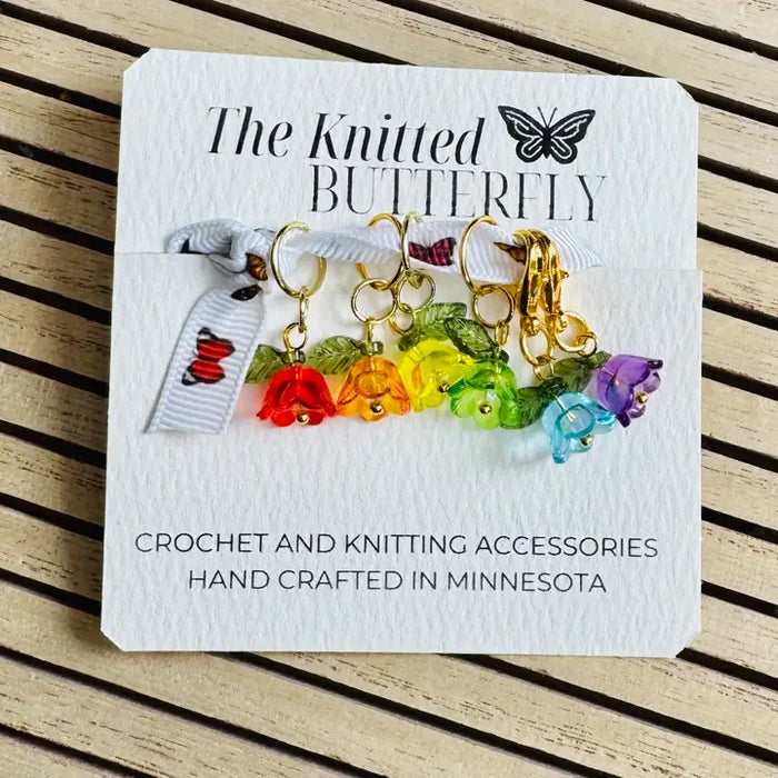 The Knitted Butterfly Stitch Marker Sets