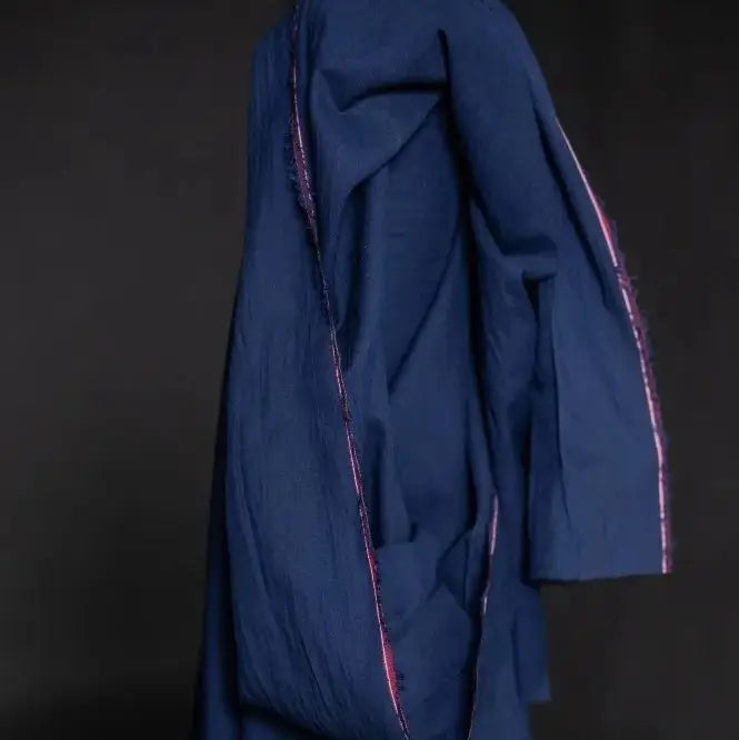 Indigo Sheer Cotton Voile