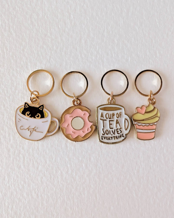 A Cup of Tea Stitch Markers