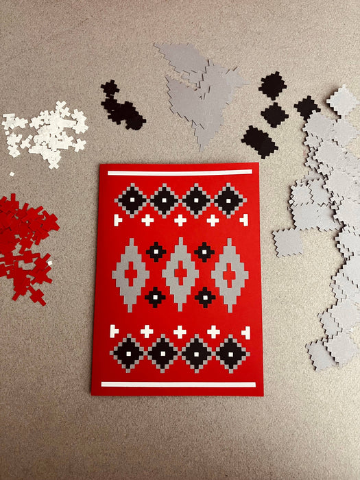 Red Cove | Layered Greeting Card