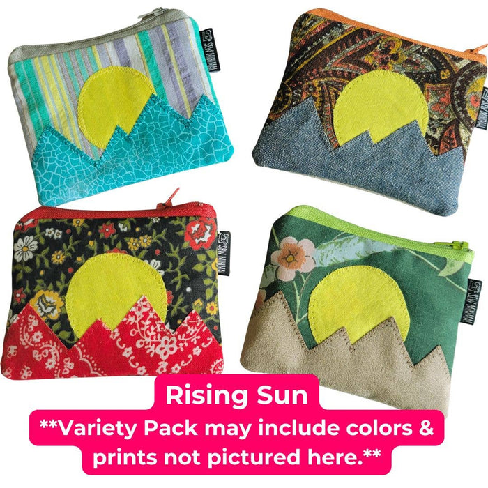 Mini Zipper Pouch | U-Pick Design | Upcycled & Handmade USA