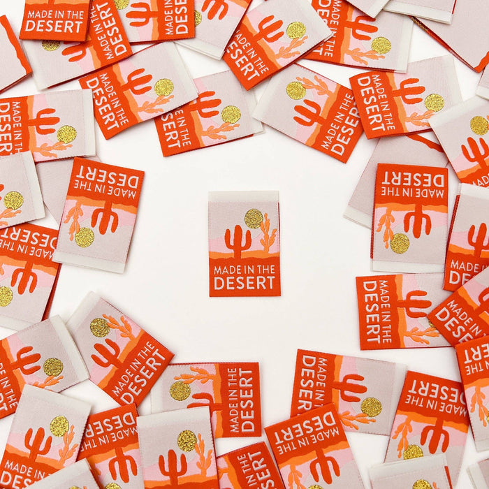 Made in the Desert Woven Sewing Labels
