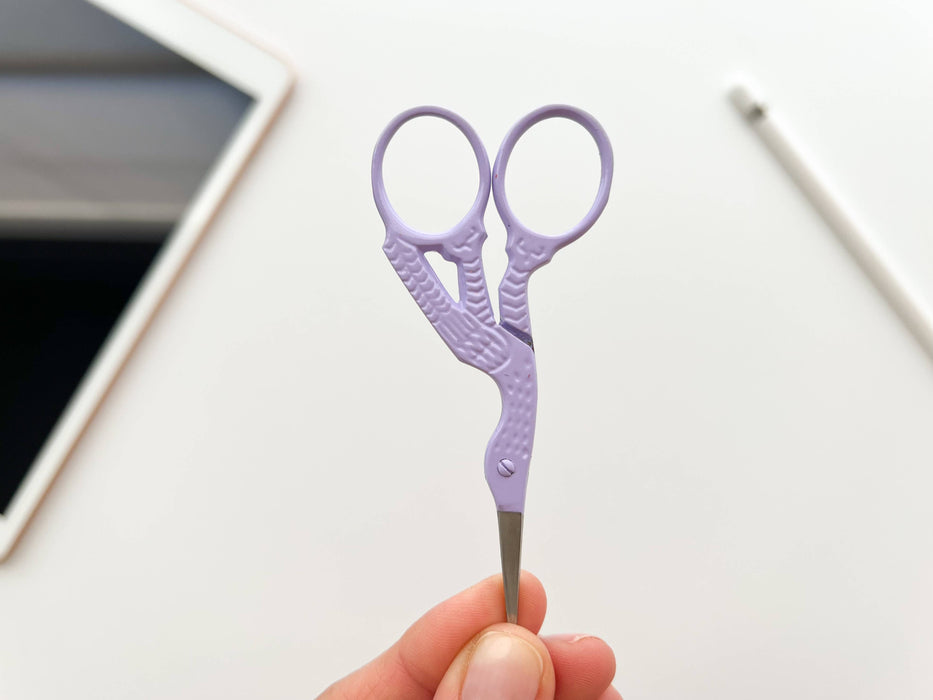 Stork Embroidery Scissors