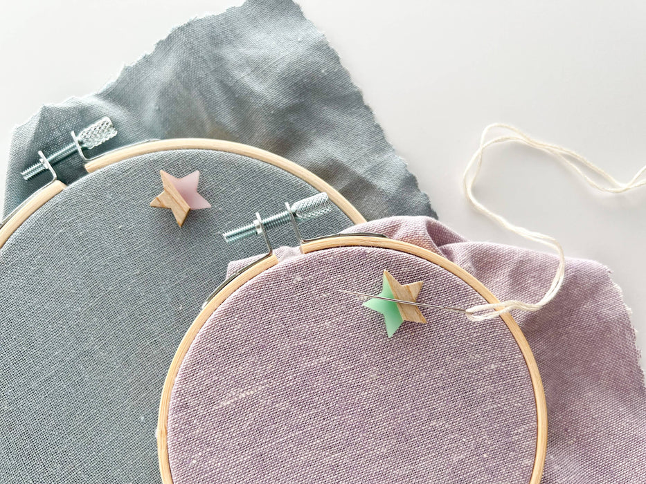 Resin and Wood Needle Minders