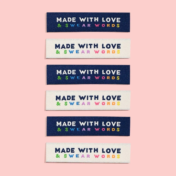 Sweary Woven Labels
