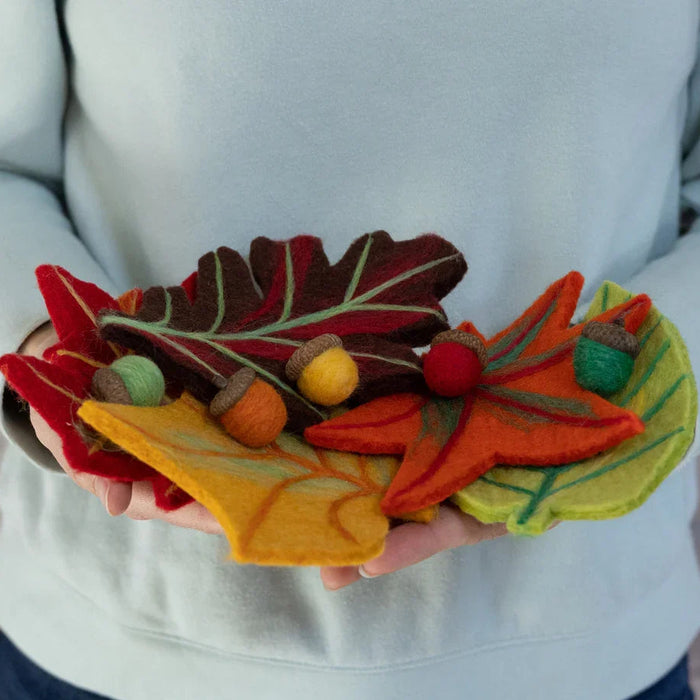 Learn 2D Needle Felting: Fall Foliage & Fungi