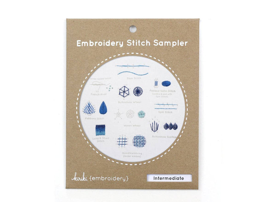 Intermediate - Embroidery Stitch Sampler