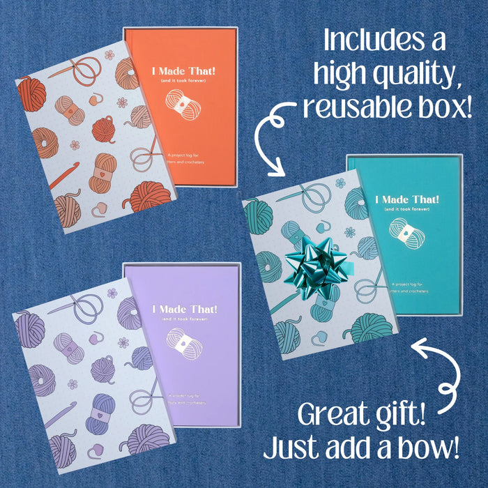 I Made That (and it took forever) Project Log for Knitters + Crocheters