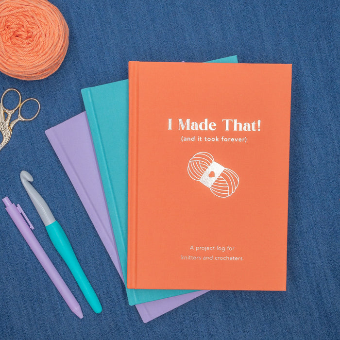 I Made That (and it took forever) Project Log for Knitters + Crocheters