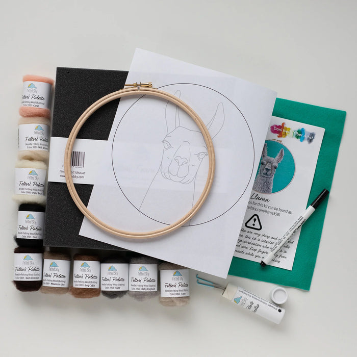Dani Ives' Llama Needle Felting Kit