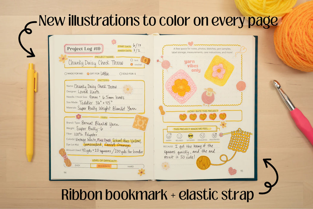 My Year in Yarn 2026 - A Journal + Project Log