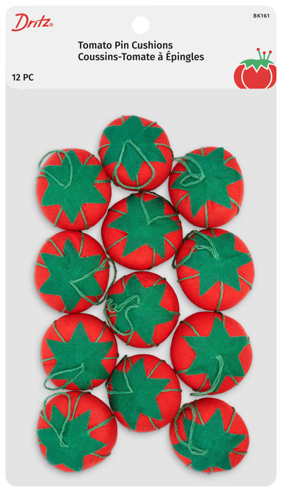 Dritz 1 inch Tiny Tomato Pin Cushions 12 pack