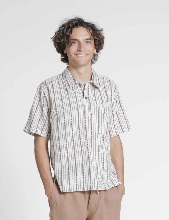 Woven Polo Shirt