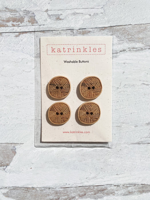 Washable Bamboo Buttons