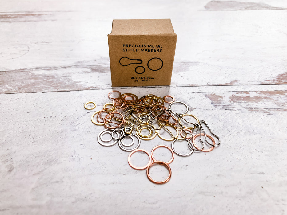 Precious Metal Stitch Markers